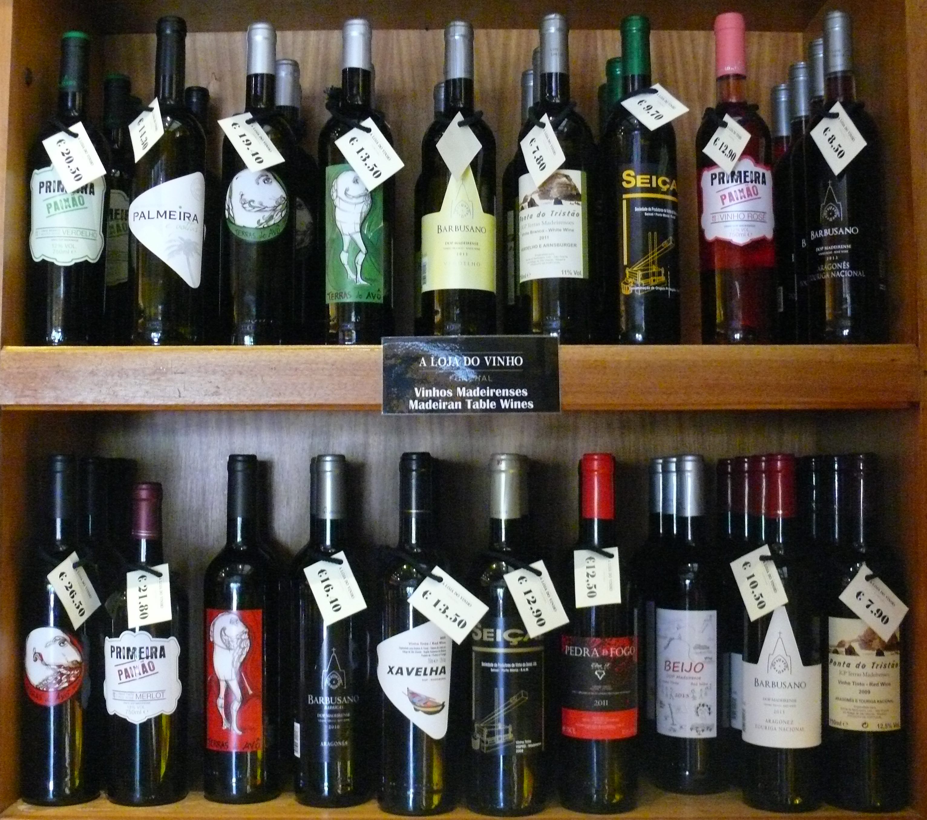 Madeiran table wines