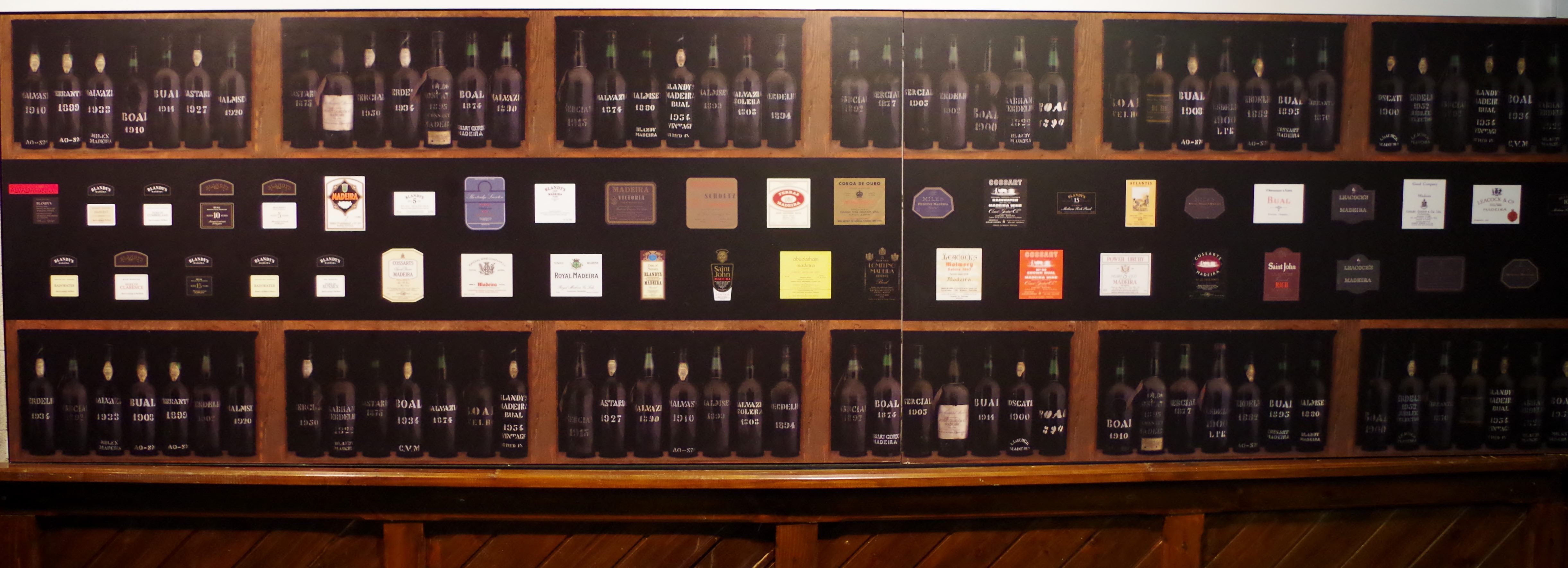 Blandys range of Madeira wines