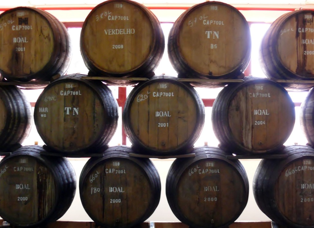 Boal, Verdelho and Tinta Negra all aging canteiro style