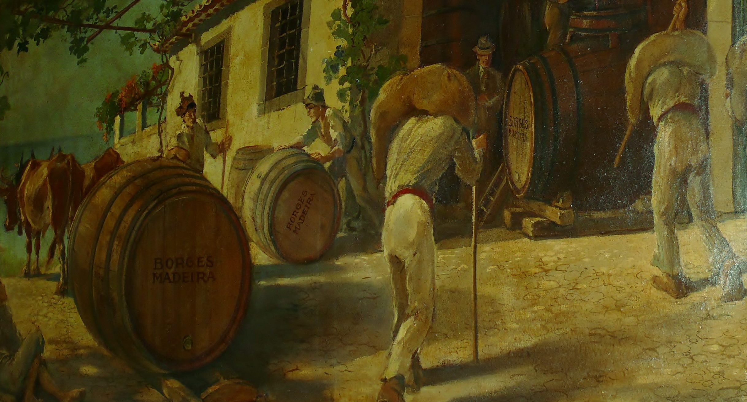 Wine skins arrive at Borges