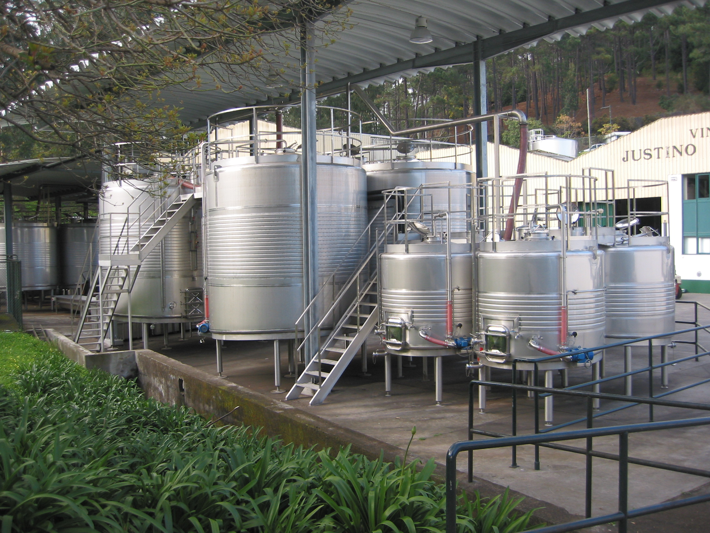 Madeira wine fermentation tanks (Broadent)