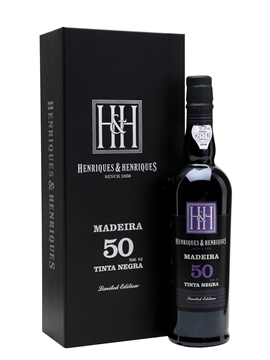 Henriques and Henriques 50 year old Tinta Negra Madeira wine