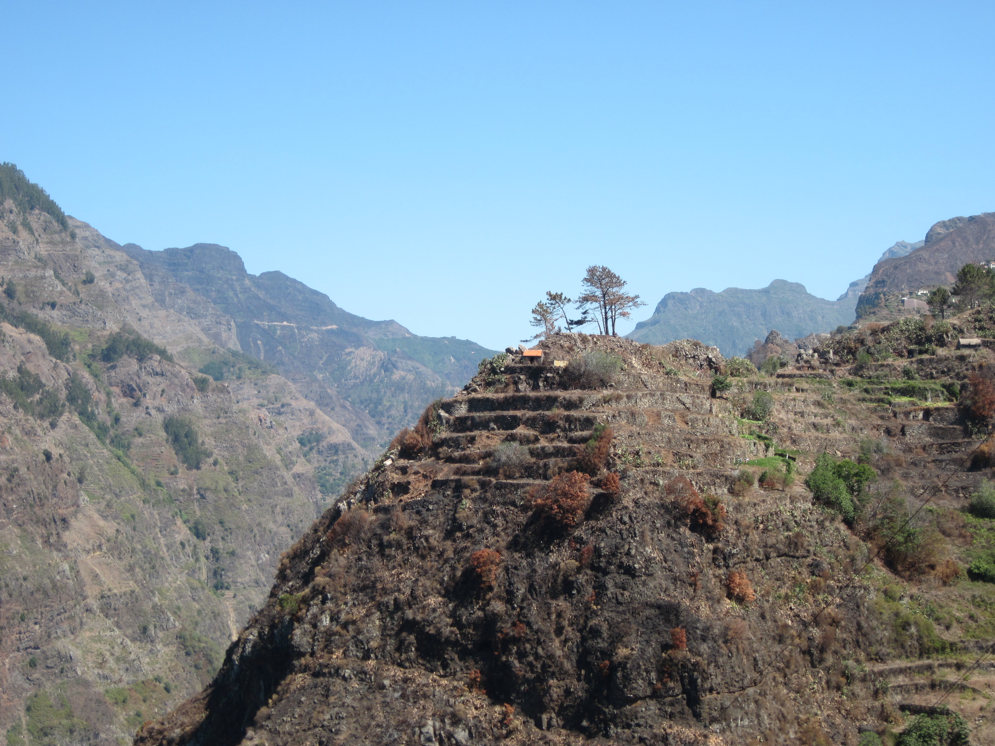 Abandoned terraces