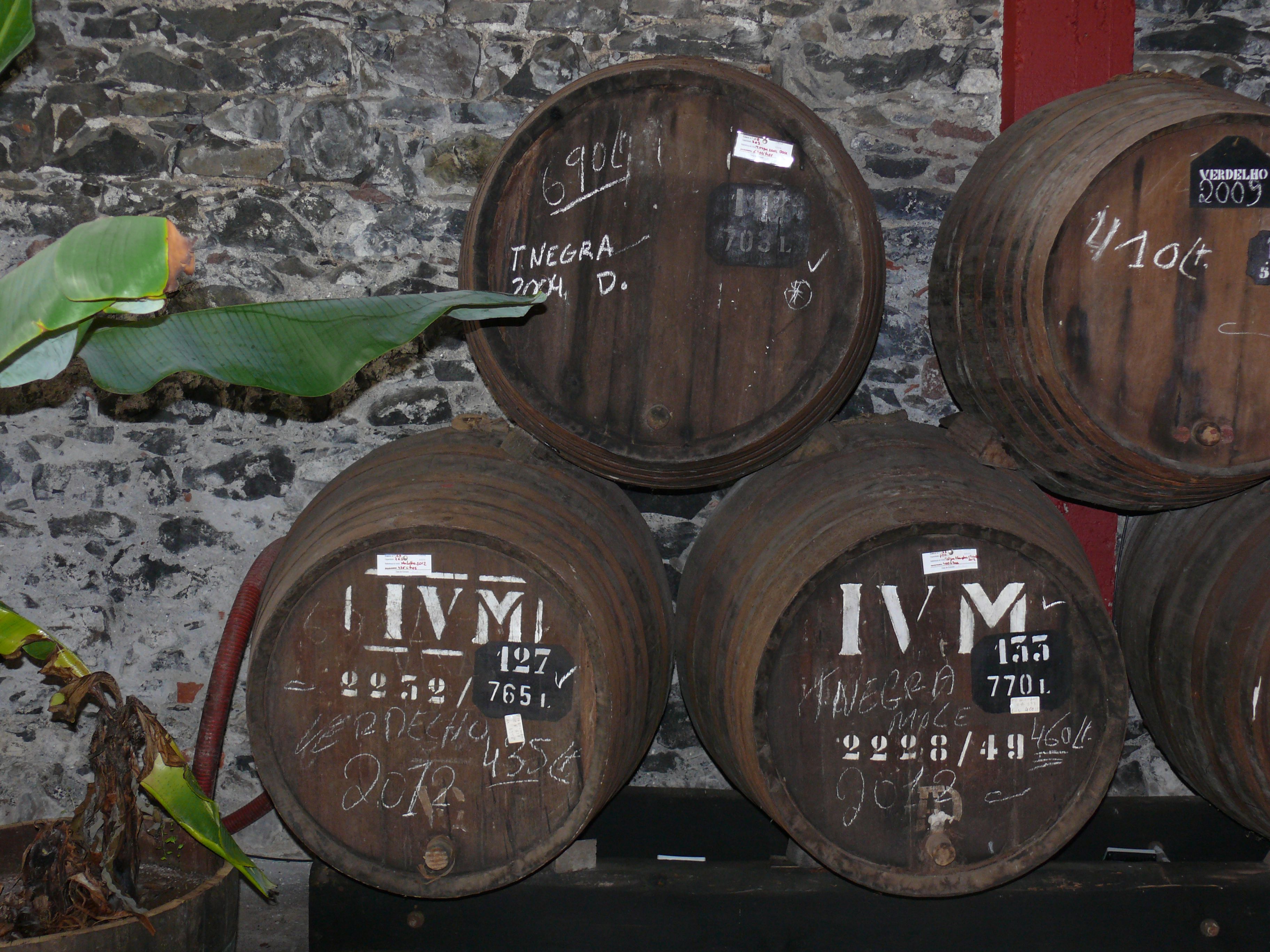 Barrels ageing at IVBAM