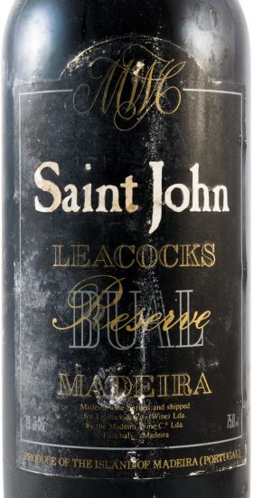 Madeira Wine Bual Reserve Saint John Leacock