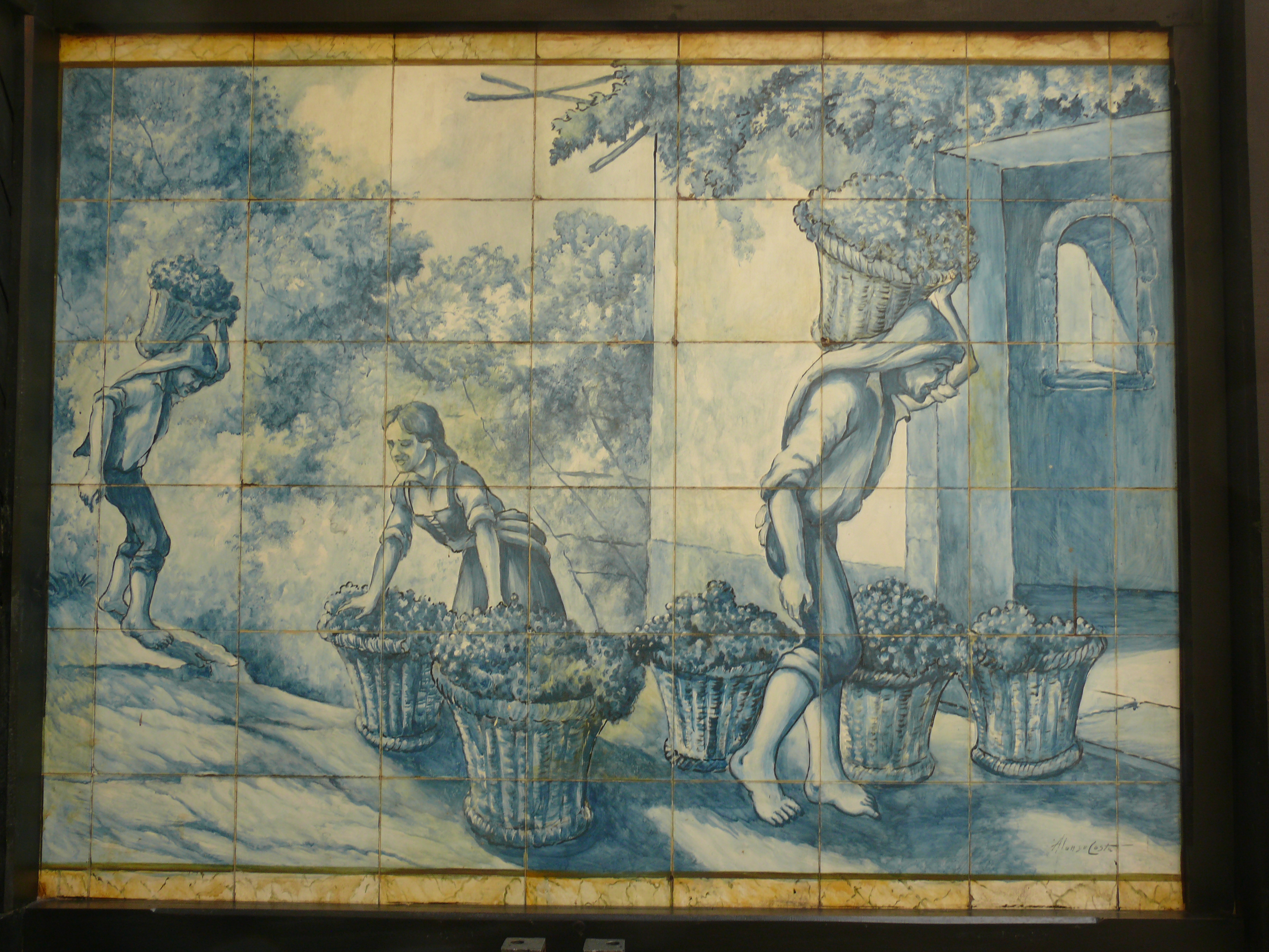 Tile fresco