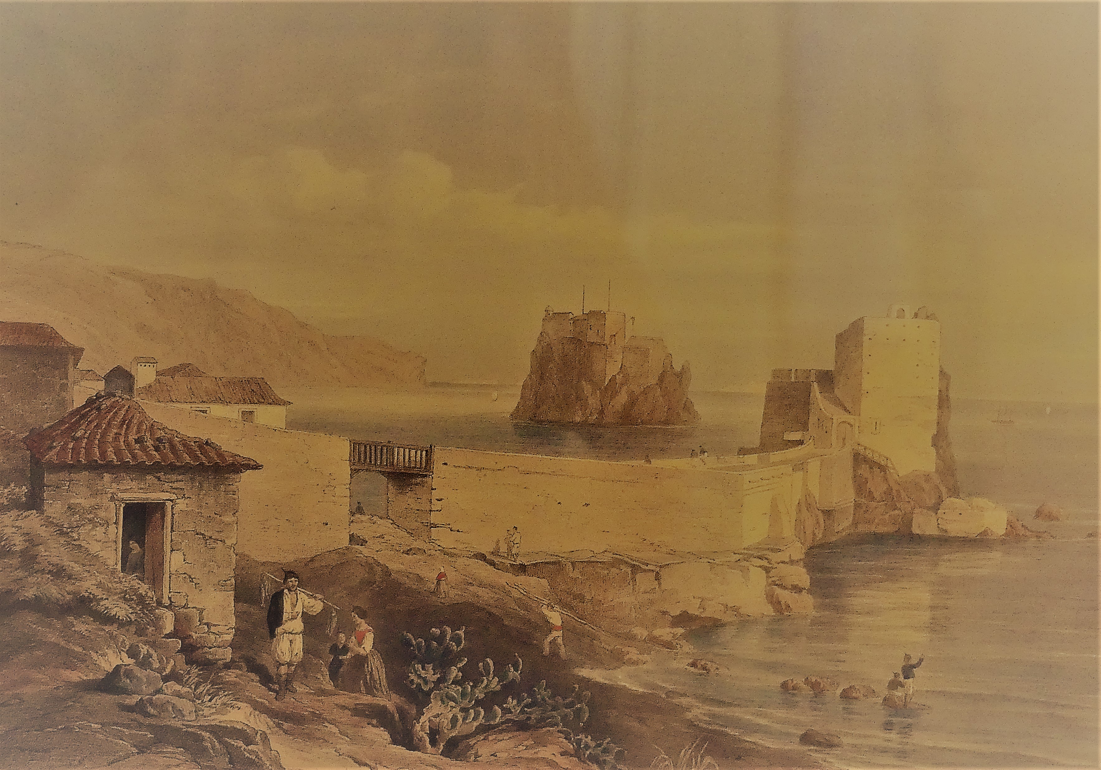 Funchals breakwater forts in the early days