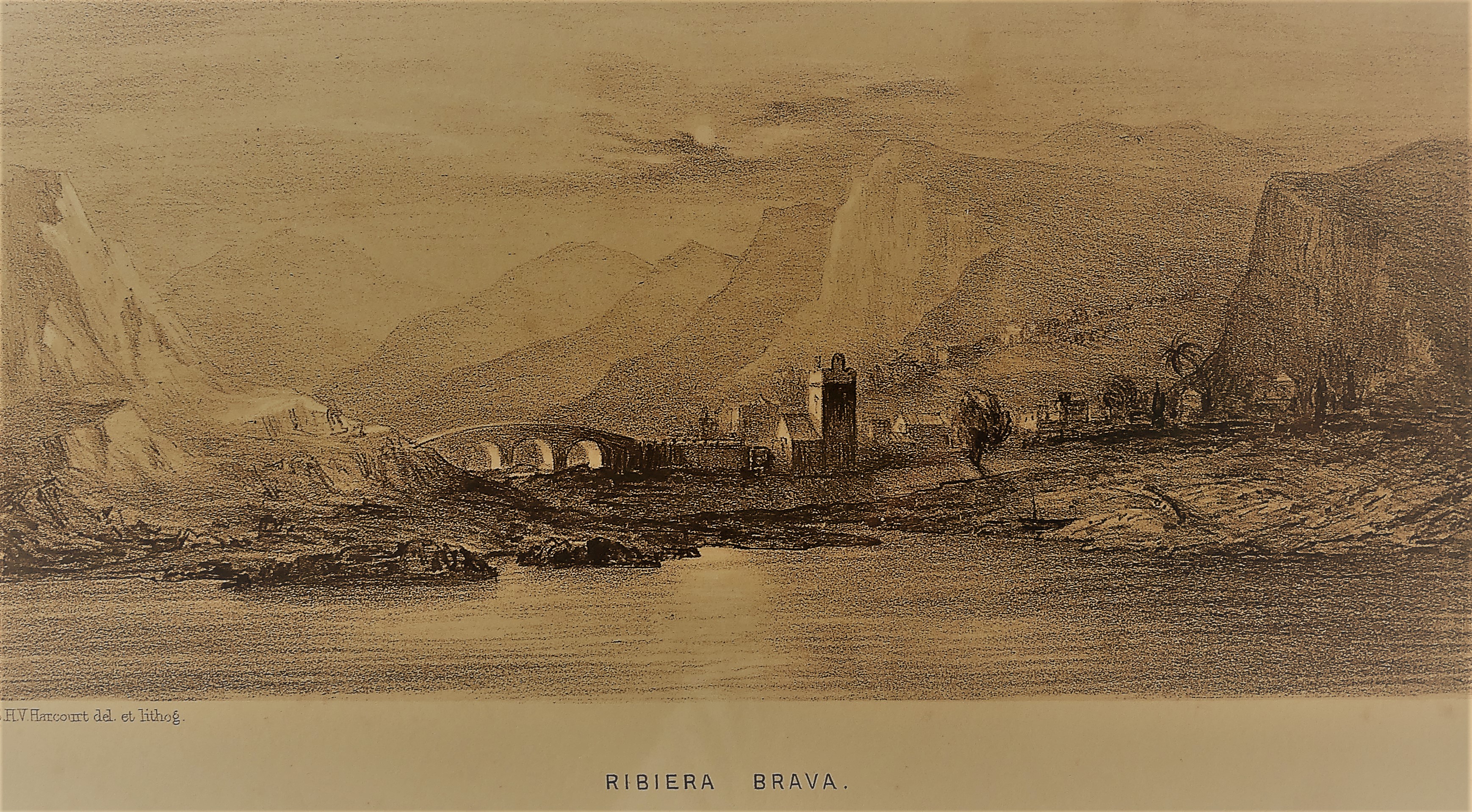 An old painting of Ribiera Brava
