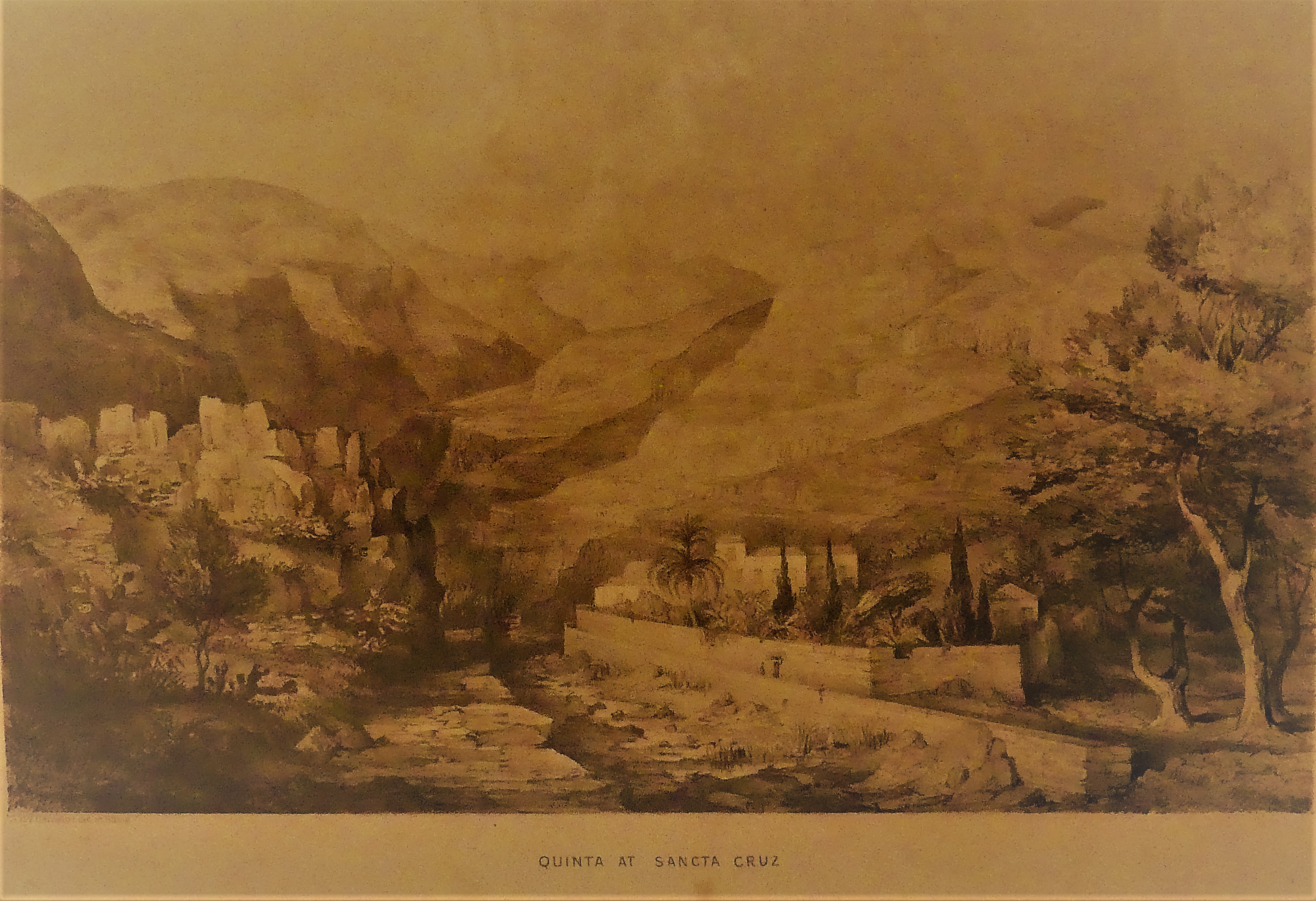 Quinta at Santa Cruz, Painting