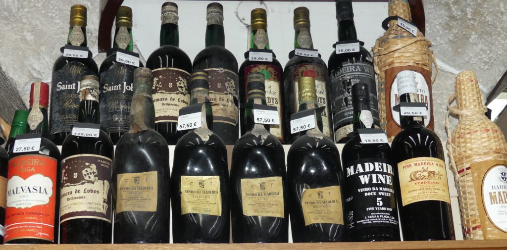 Interesting old bottles of Madeira 