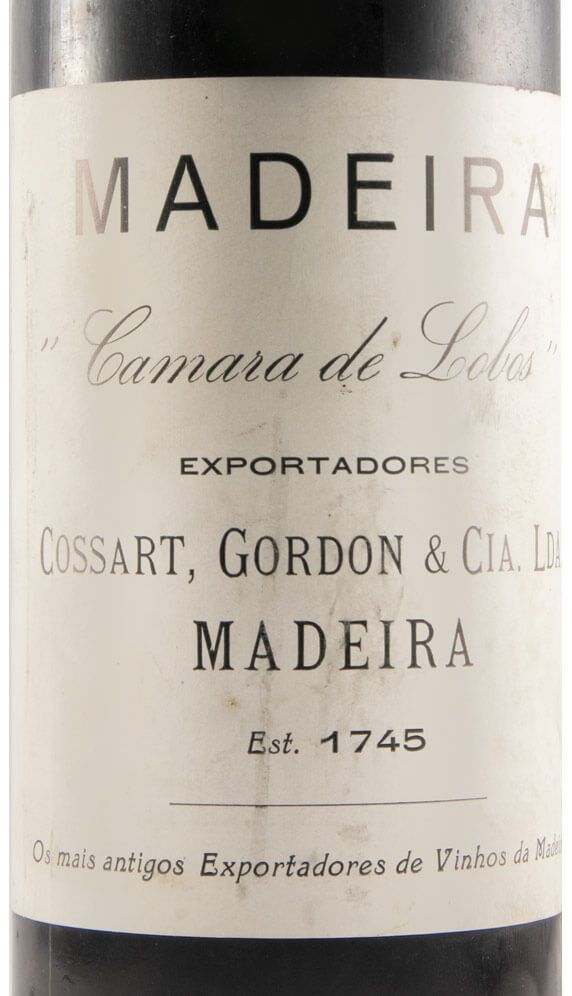 Madeira label Cossart and Gordon Camara de Lobos