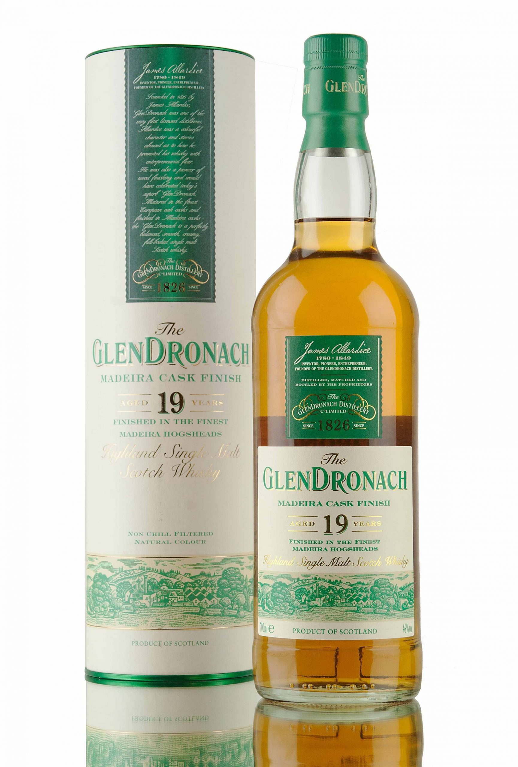 Glendronach Madeira finish 19 years old whisky