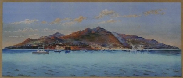 An island view of Madeira from the south