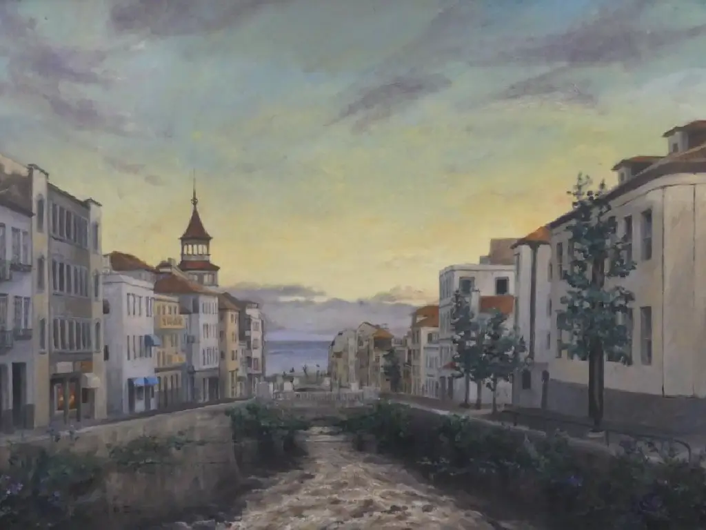 Moody Funchal – a river flowing through Funchal to the sea