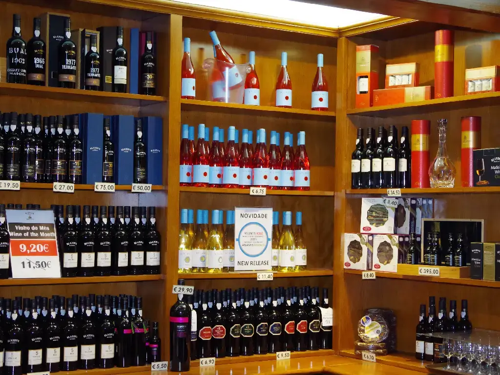 Blandy’s wine lodge shop