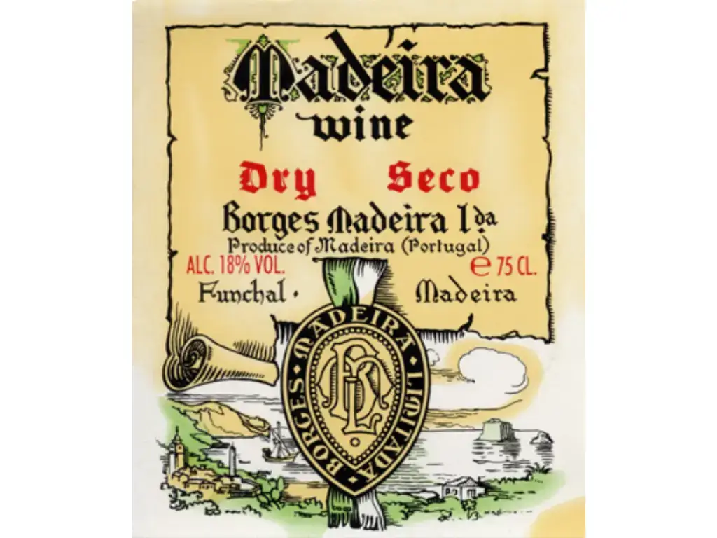 Borges Dry or Seco label 