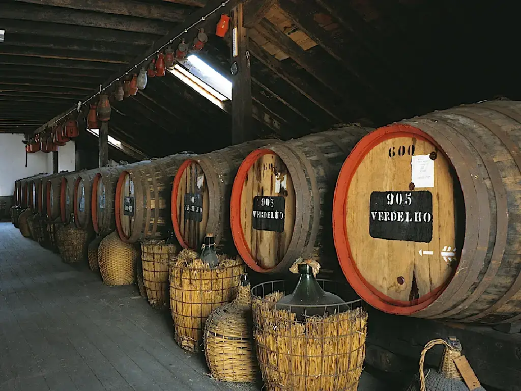 Canteiro aging Madeira wine