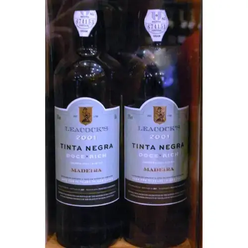 Leacock’s 2001 Tinta Negra rich Madeira wine