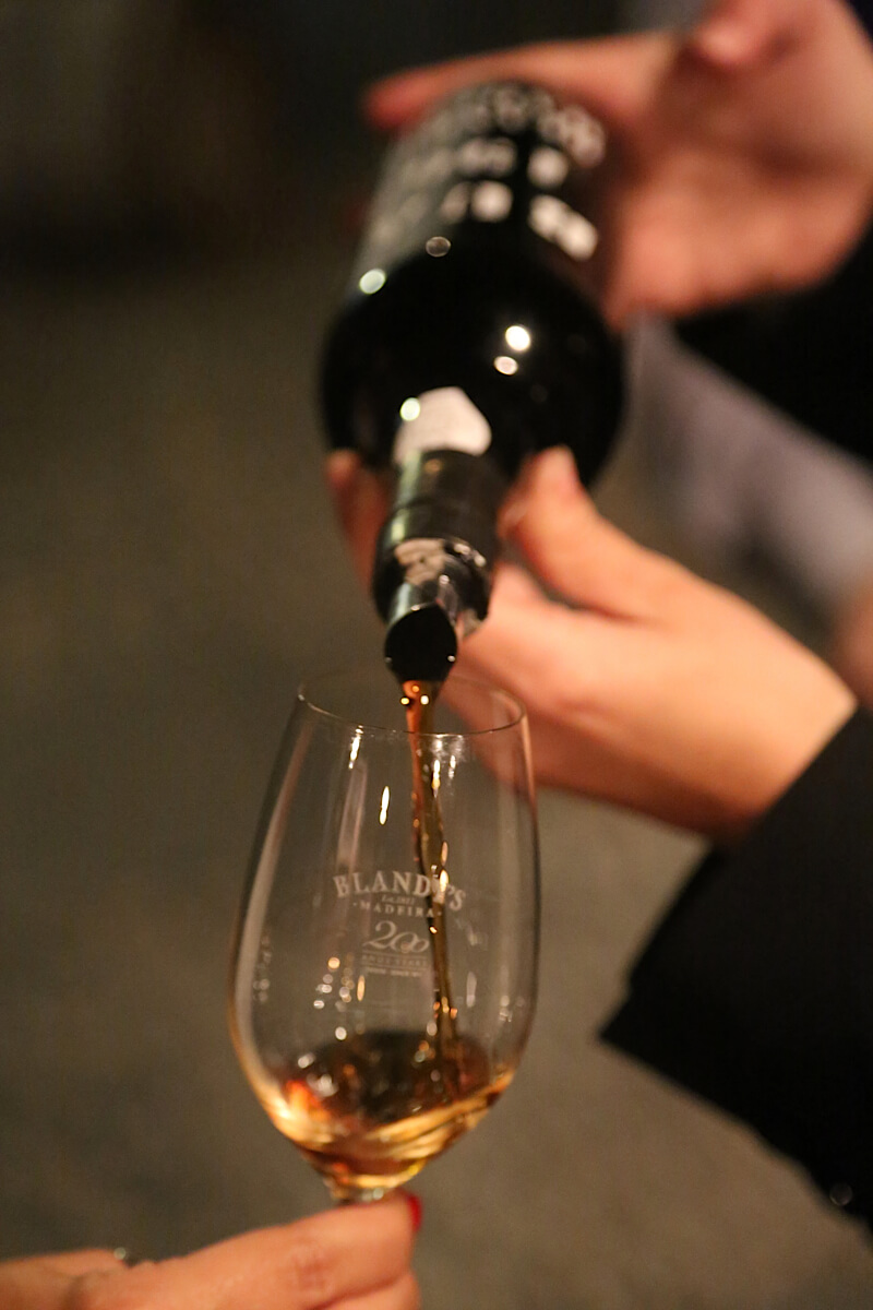 Madeira’s pour gently and enjoy