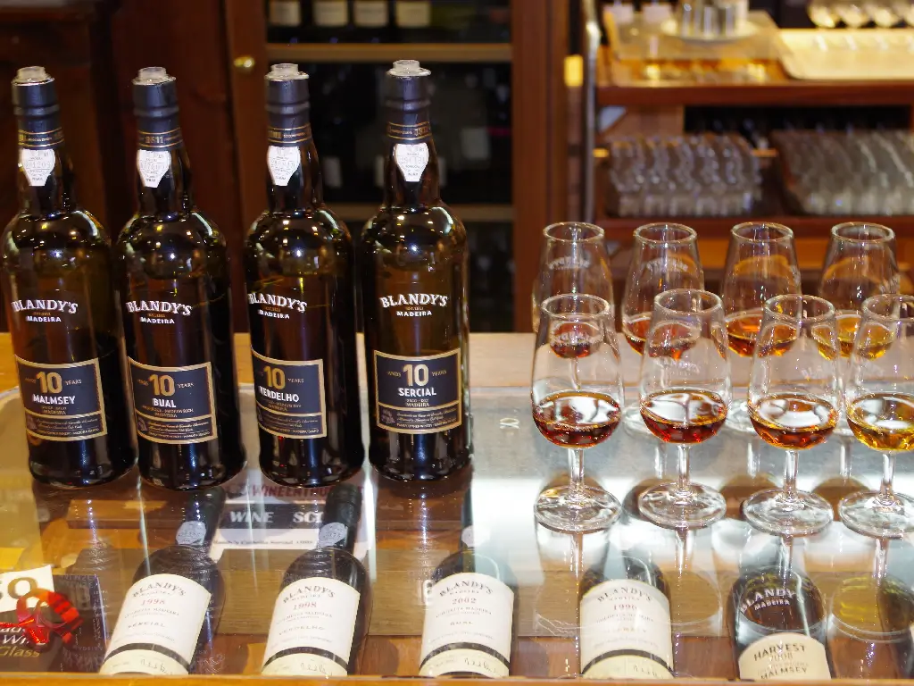 Wine tasting at Blandy’s