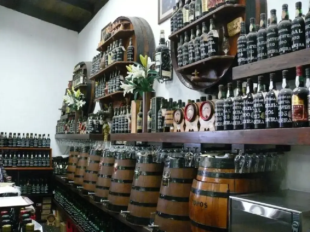 Wines on display seen at D’Oliveiras