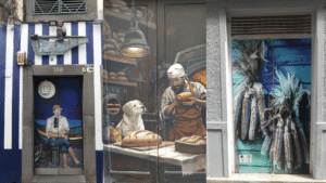 Amazing painted doors in Funchal old town