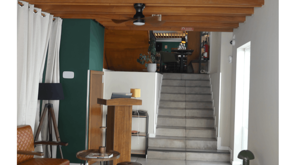 The entrance to Kampo restaurant
