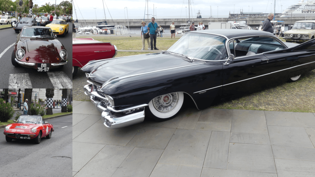 A car exhibited at the Classic car Revival